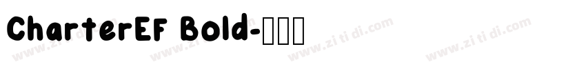 CharterEF Bold字体转换 CharterEF Bold字体转换